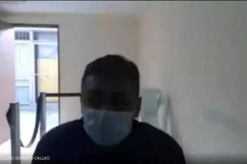 El imputado Jawer Taricuarima Oliveira iba a trasladar casi 1 kilo de cocaína junto con su media hermana. ANDINA/ Corte Superior del Callao.