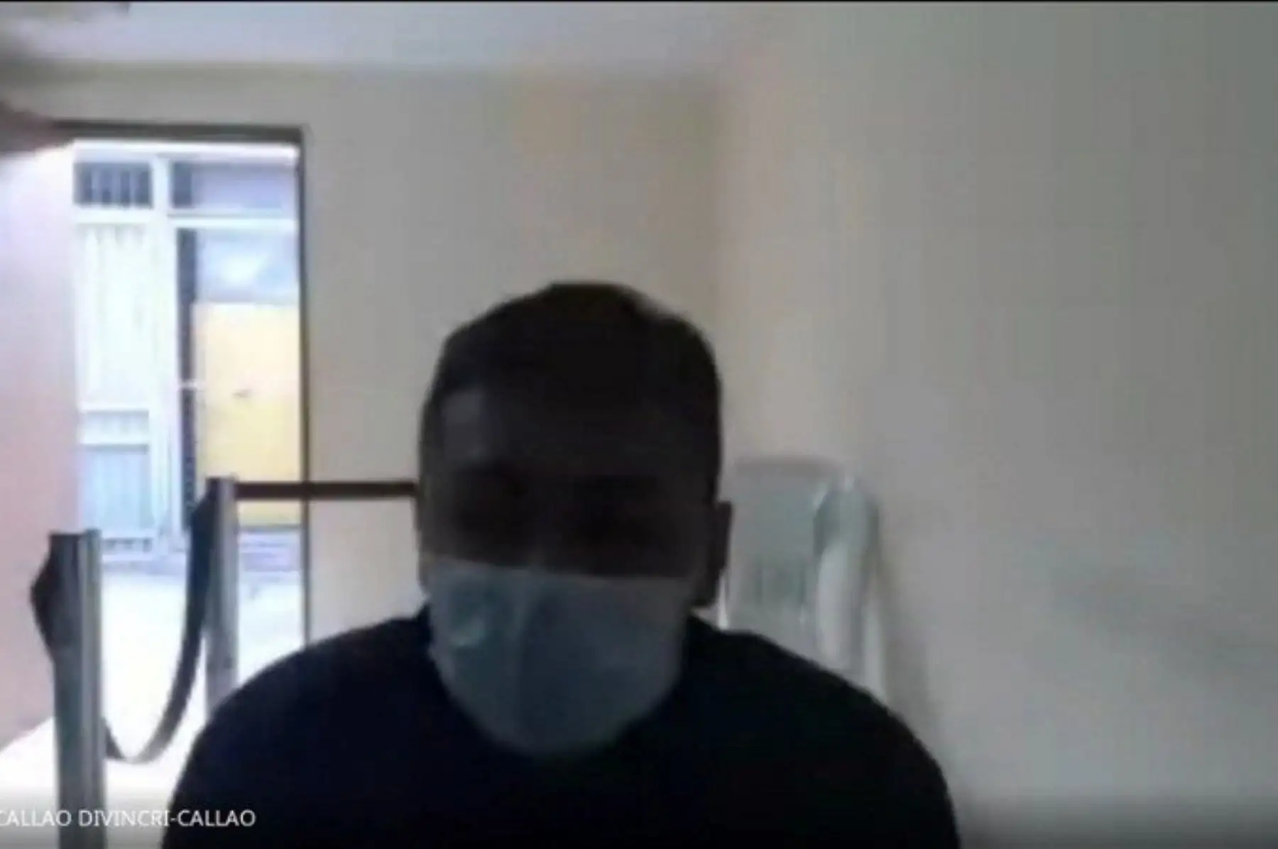 El imputado Jawer Taricuarima Oliveira iba a trasladar casi 1 kilo de cocaína junto con su media hermana. ANDINA/ Corte Superior del Callao.