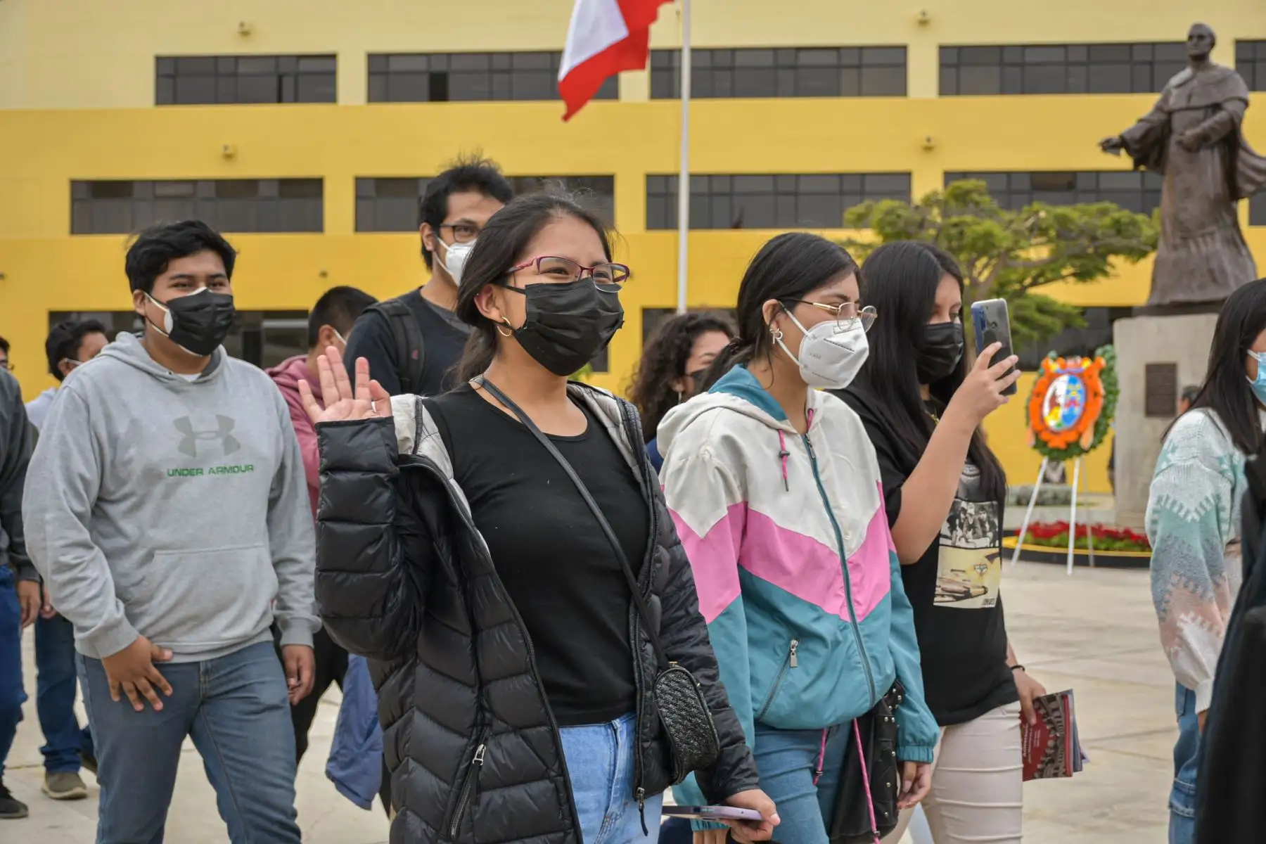 La Universidad Nacional Mayor de San Marcos (UNMSM) inauguró la semana de actividades por su 471 aniversario, con una ceremonia que se llevó a cabo en la plaza Fray Tomás de San Martín de la ciudad universitaria y fue presidida por la rectora Jeri Ramón Ruffner. Foto: ANDINA/UNMSM
