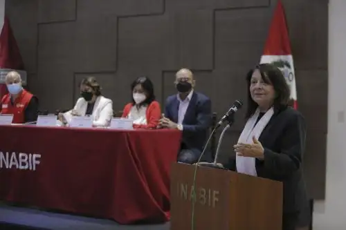 La ministra de la Mujer y Poblaciones Vulnerables, Diana Miloslavich Tupác, anunció el inicio de un importante proceso de evaluación de los servicios que ofrece su sector relacionados con niños, niñas y adolescentes que viven en condiciones vulnerables.  ANDINA/ MIMP