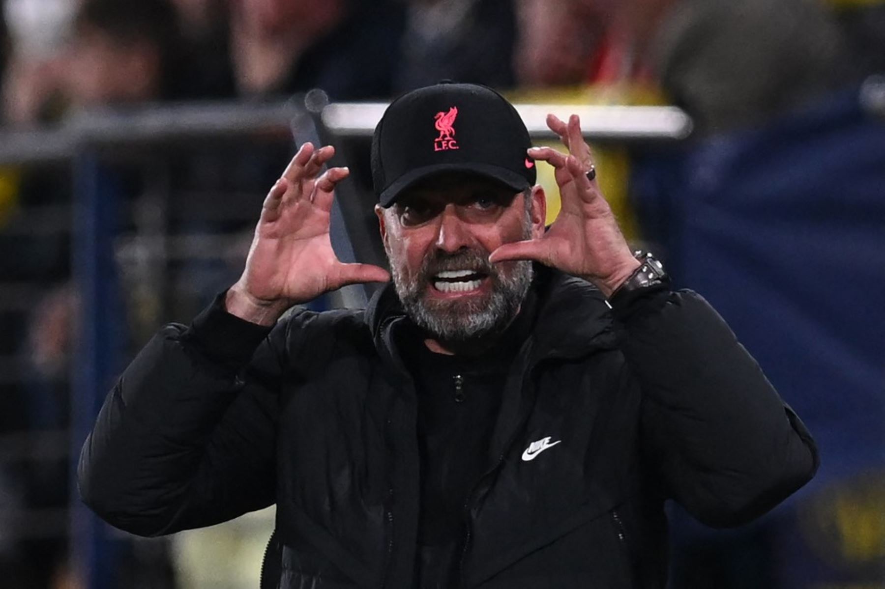 Jürgen Klopp, técnico del Liverpool en la gran final de la Champions League 2022. Foto: AFP