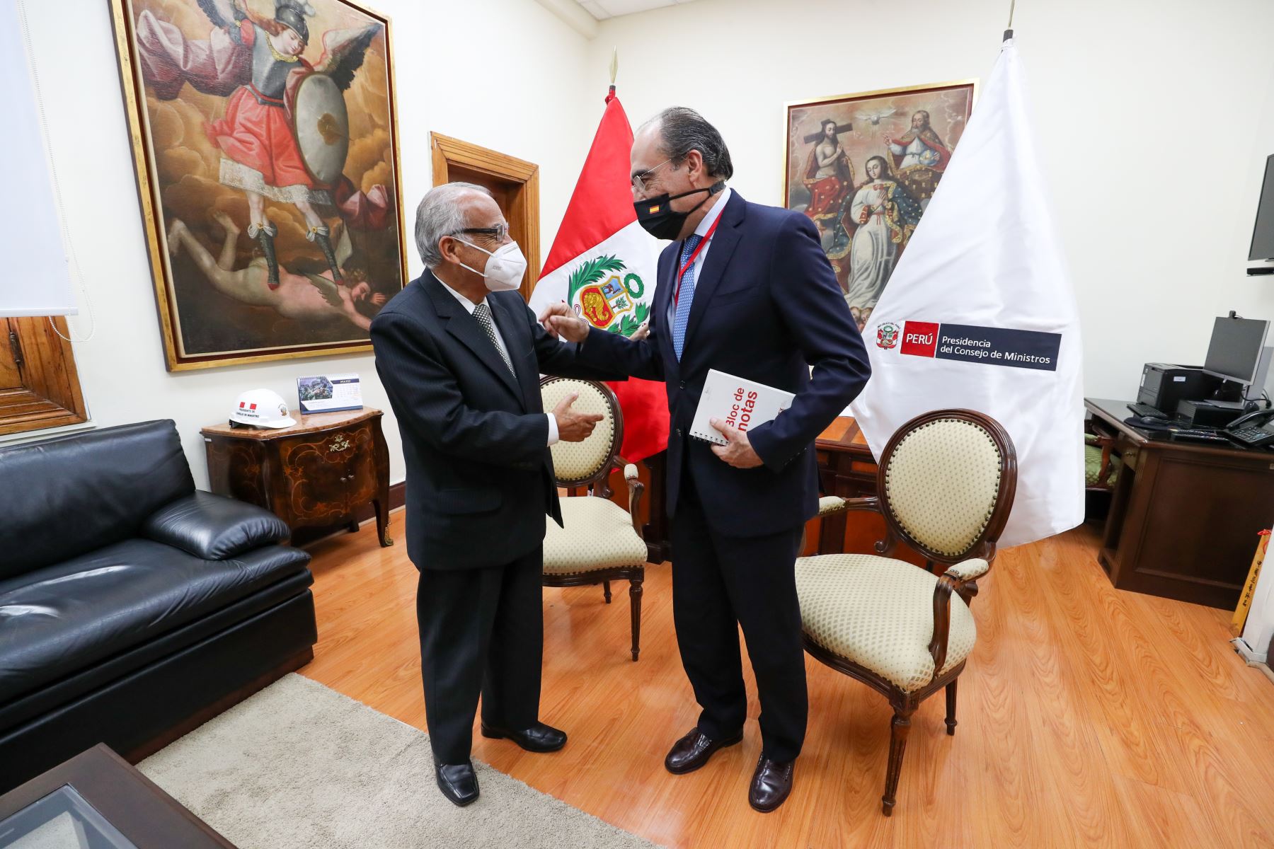 Aníbal Torres y embajador de España reafirman compromiso de fortalecer la cooperación