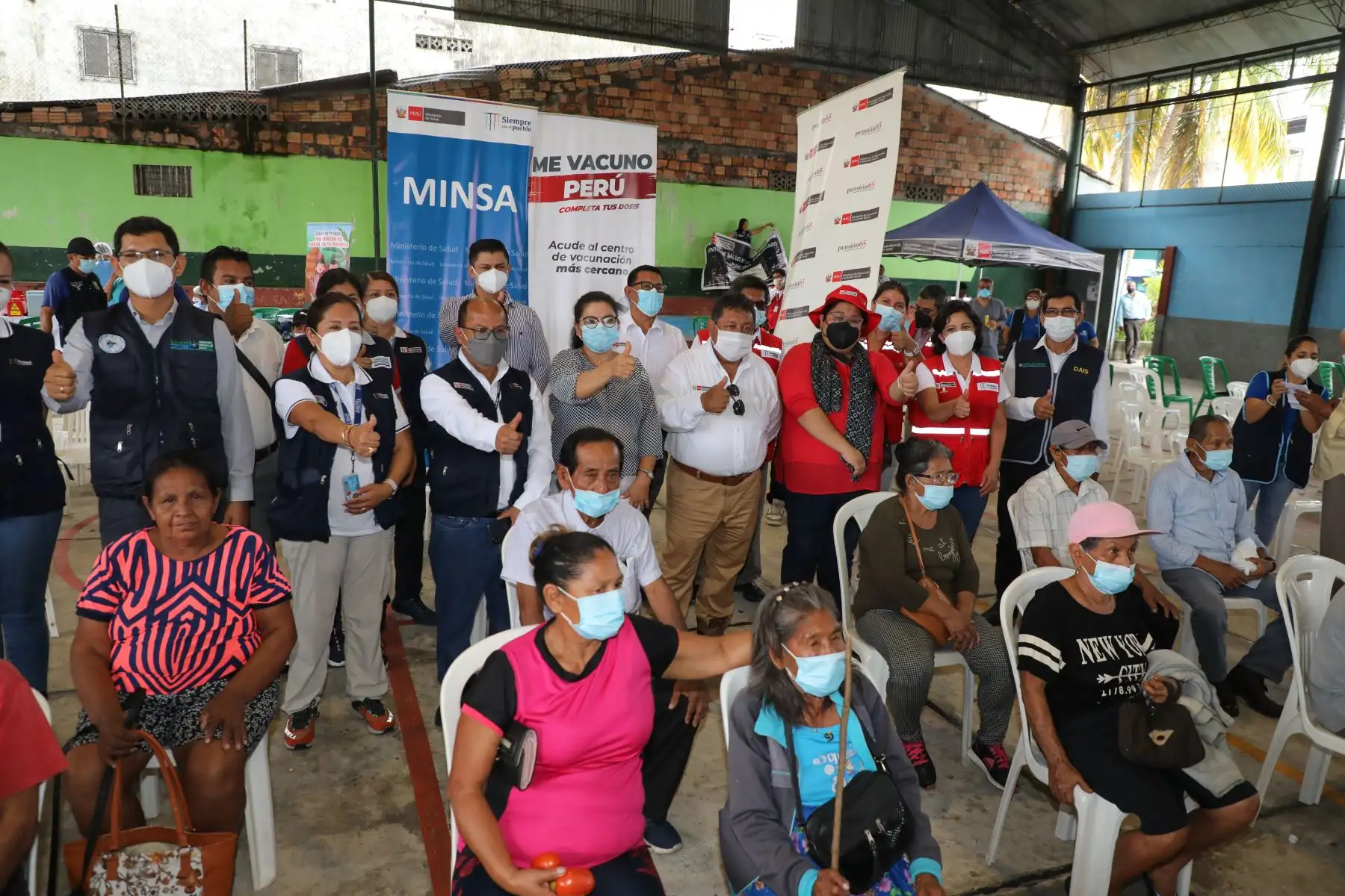 La campaña integral de salud se desarrolló gracias a la articulación entre el Midis, a través de Pensión 65, el Ministerio de Salud (Minsa) y la Dirección Regional de Salud (Diresa) de Loreto. La actividad fue supervisada por el viceministro de Prestaciones Sociales del Midis, William Contreras; el viceministro de Prestaciones y Aseguramiento en Salud del Minsa, Augusto Tarazona; y la directora ejecutiva de Pensión 65, Mabel Gálvez.
Foto: ANDINA/ Pensión 65