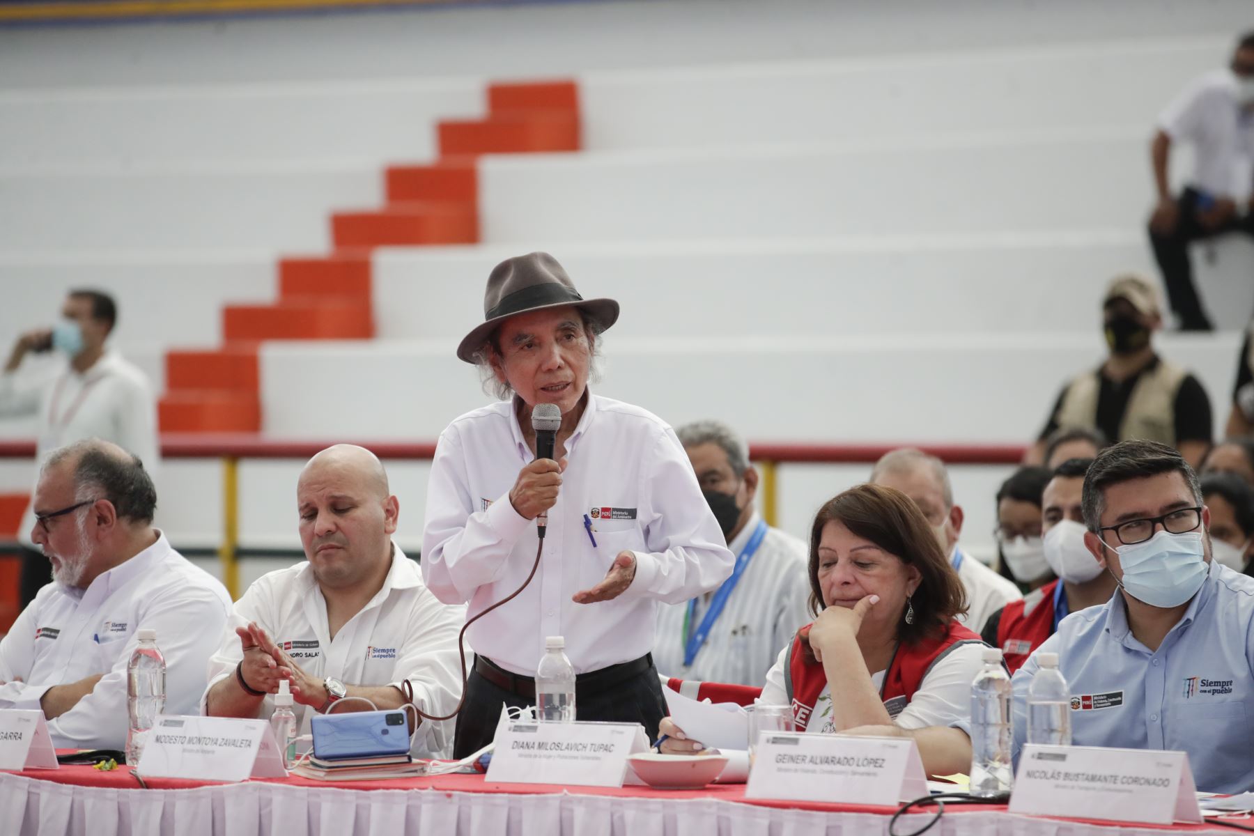 Ministro de Ambiente, Modesto Montoya, participó del X Consejo de Ministros Descentralizado en Tumbes, región del norte del país.
Foto: ANDINA/ Presidencia Perú
