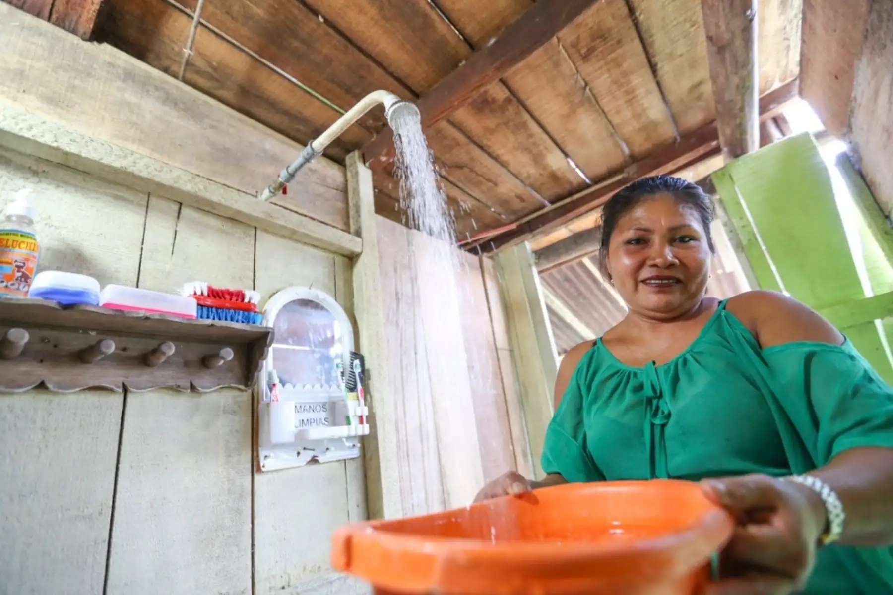 Servicios de saneamiento en zonas rurales. Foto: cortesía MVCS.