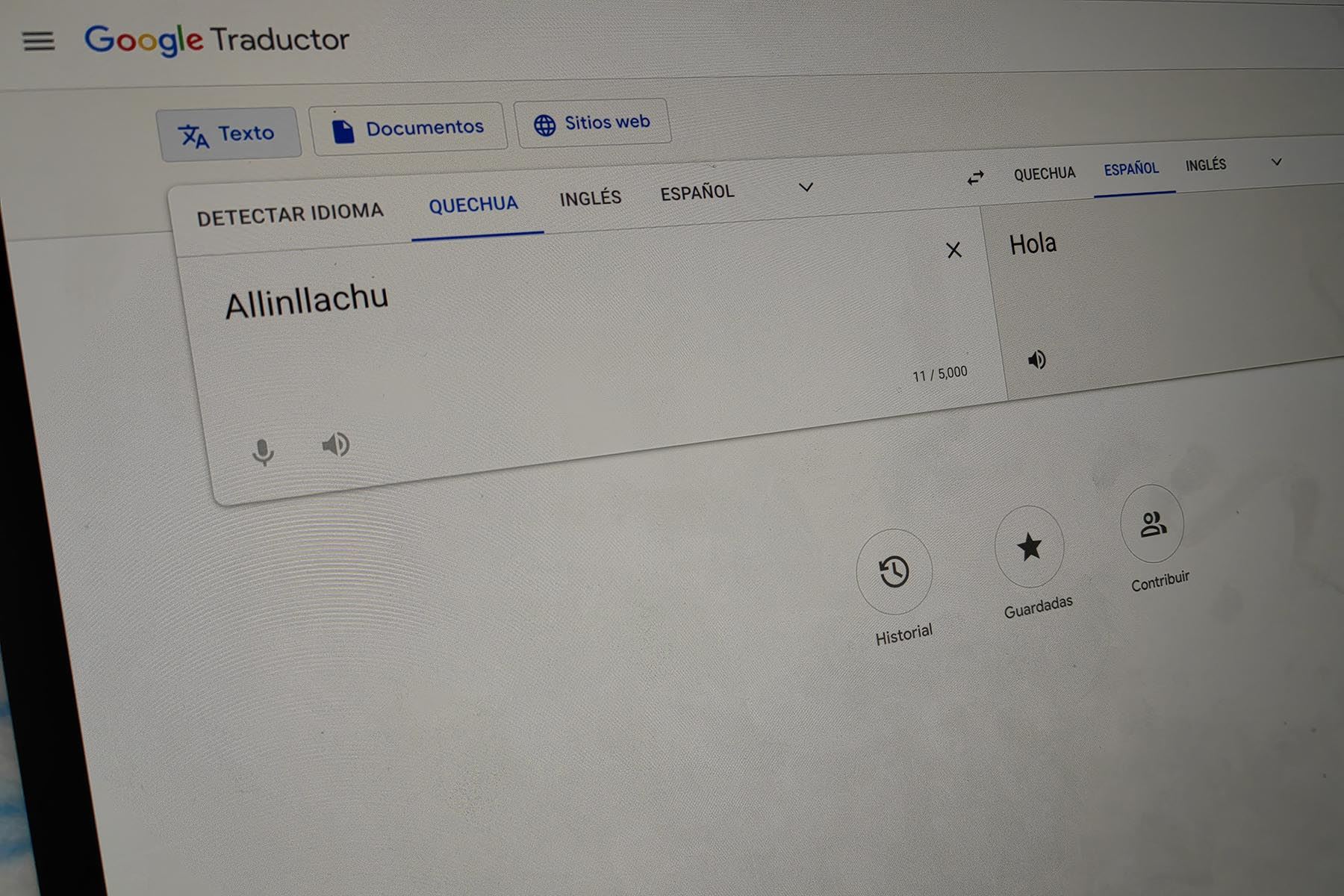 ¿Cómo funciona Google Translate para traducciones de quechua y aymara?