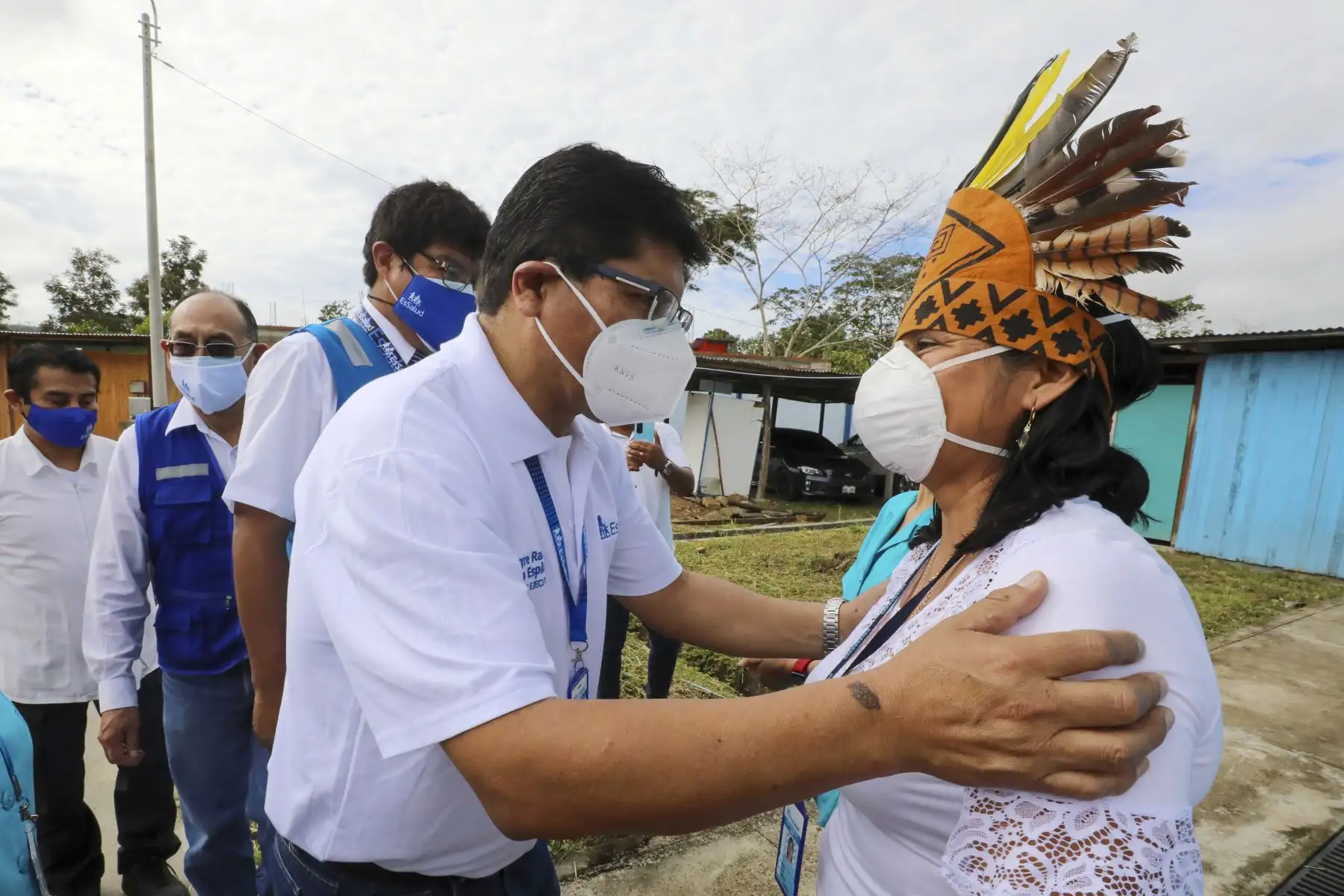 El presidente ejecutivo de EsSalud, Dr. Alegre Raúl Fonseca, inauguró los nuevos consultorios externos del Hospital I Río Negro y luego se trasladó a la provincia de Chanchamayo donde inspeccionó los servicios de salud del Hospital Selva Central y Enfermedades Tropicales “Hugo Pesce Pescetto”. Foto: Essalud