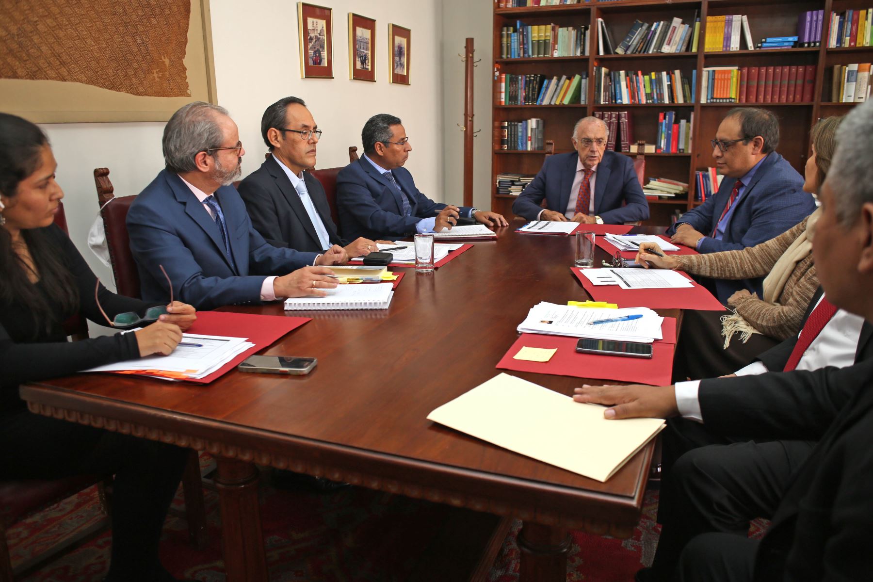 Integrantes del Tribunal Constitucional. ANDINA/Prensa Presidencia