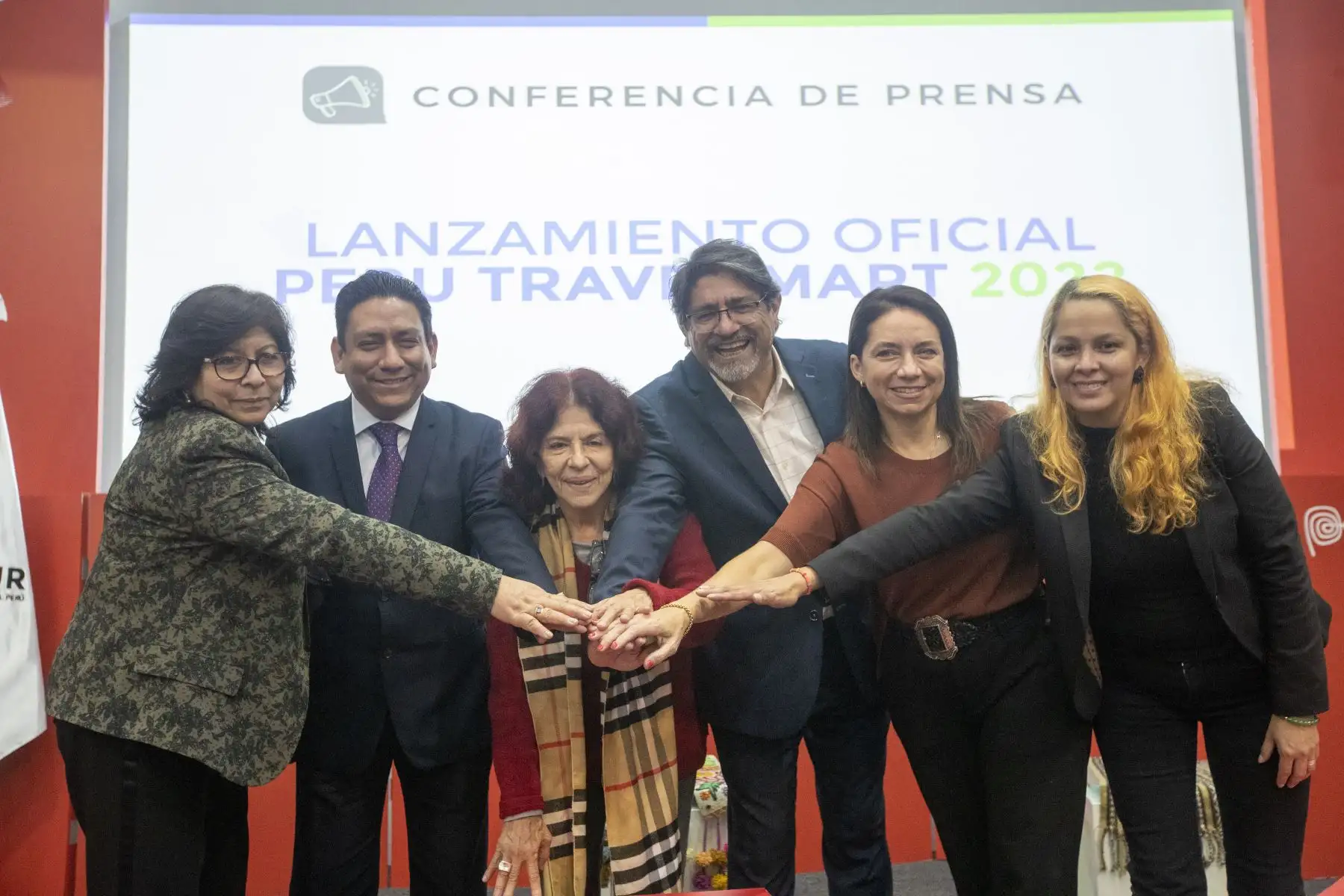 Perú Travel Mart 2022, la rueda de negocios turísticos más importante del país, se realizará del 17 al 20 de junio del 2022 en el Centro de Convenciones de Lima, organizado por la Cámara Nacional de Turismo (CANATUR), con la participación de tour operadores, mayoristas  y agencias de turismo nacionales e internacionales que trabajan en temas de lujo, cultura, gastronomía y otros. Foto: ANDINA/Carla Patiño