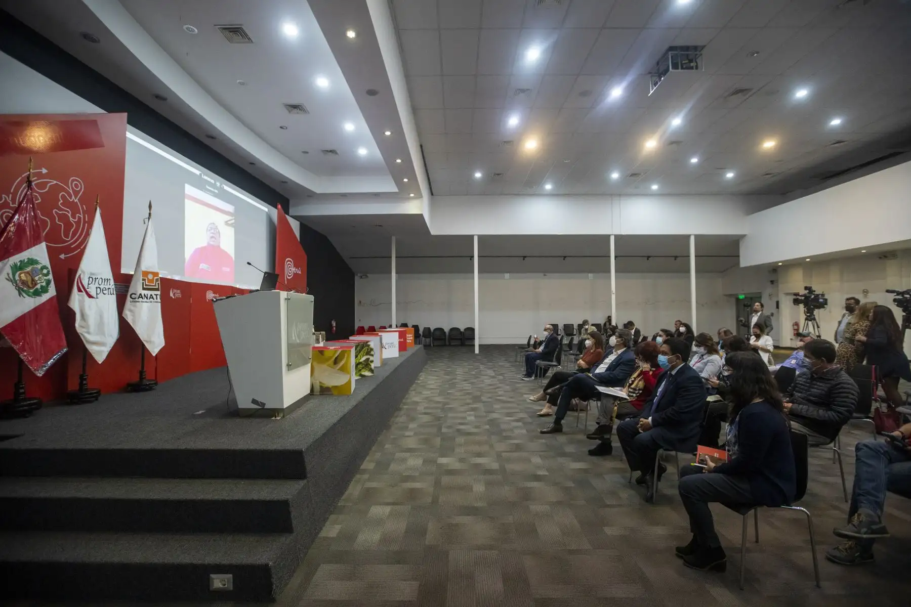 Perú Travel Mart 2022, la rueda de negocios turísticos más importante del país, se realizará del 17 al 20 de junio del 2022 en el Centro de Convenciones de Lima, organizado por la Cámara Nacional de Turismo (CANATUR), con la participación de tour operadores, mayoristas  y agencias de turismo nacionales e internacionales que trabajan en temas de lujo, cultura, gastronomía y otros. Foto: ANDINA/Carla Patiño
