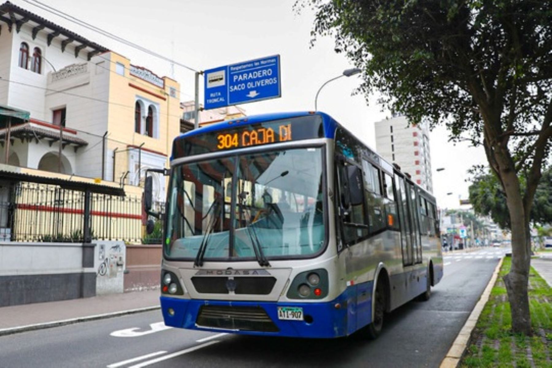 Nuevo servicio del corredor Azul transportará pasajeros de Rímac hasta Miraflores. Foto: ANDINA/difusión.