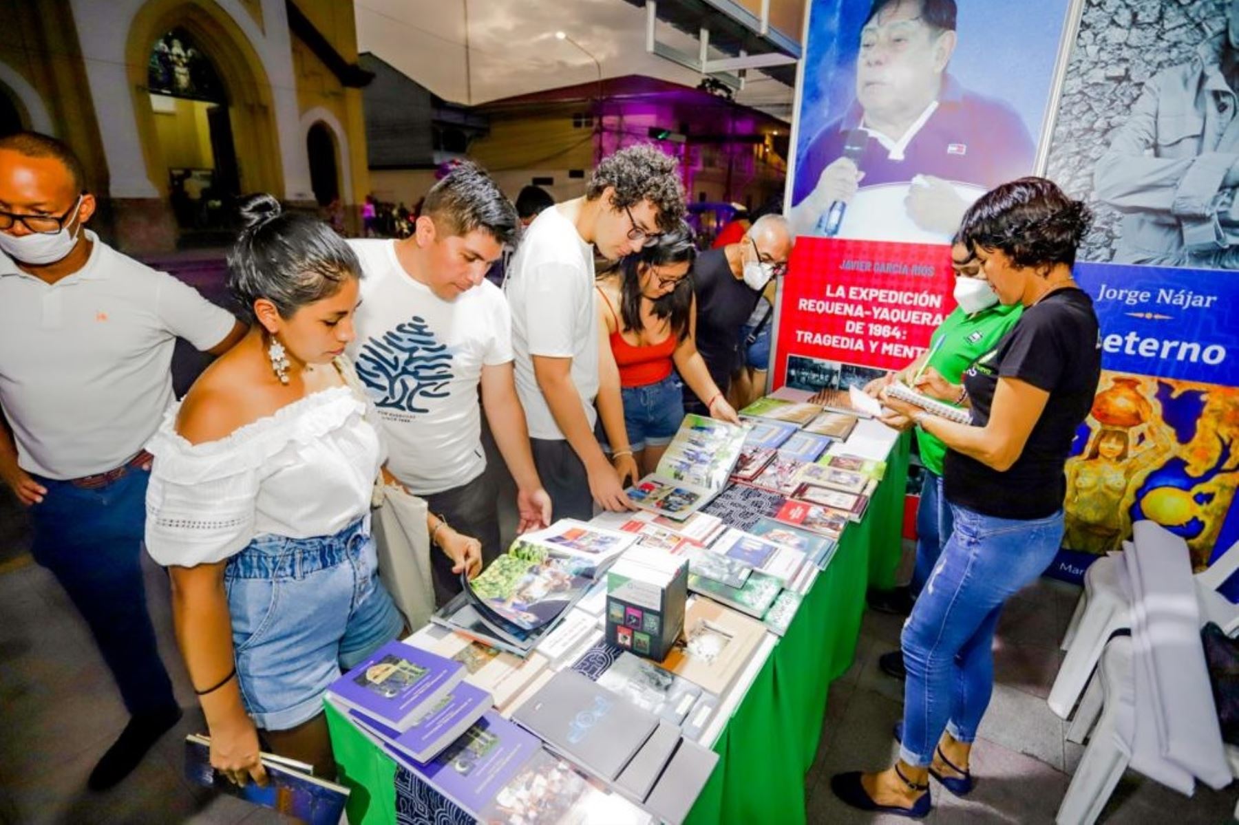 Inicia la Primera Feria Internacional del Libro en Iquitos 2022.