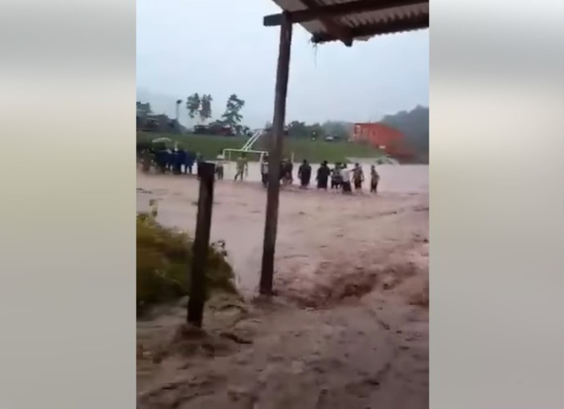 Indeci descartó daños personales por desborde de río en distrito de Shamboyacu, provincia de Picota, en San Martín; sin embargo, el evento causó daños en nueve viviendas.