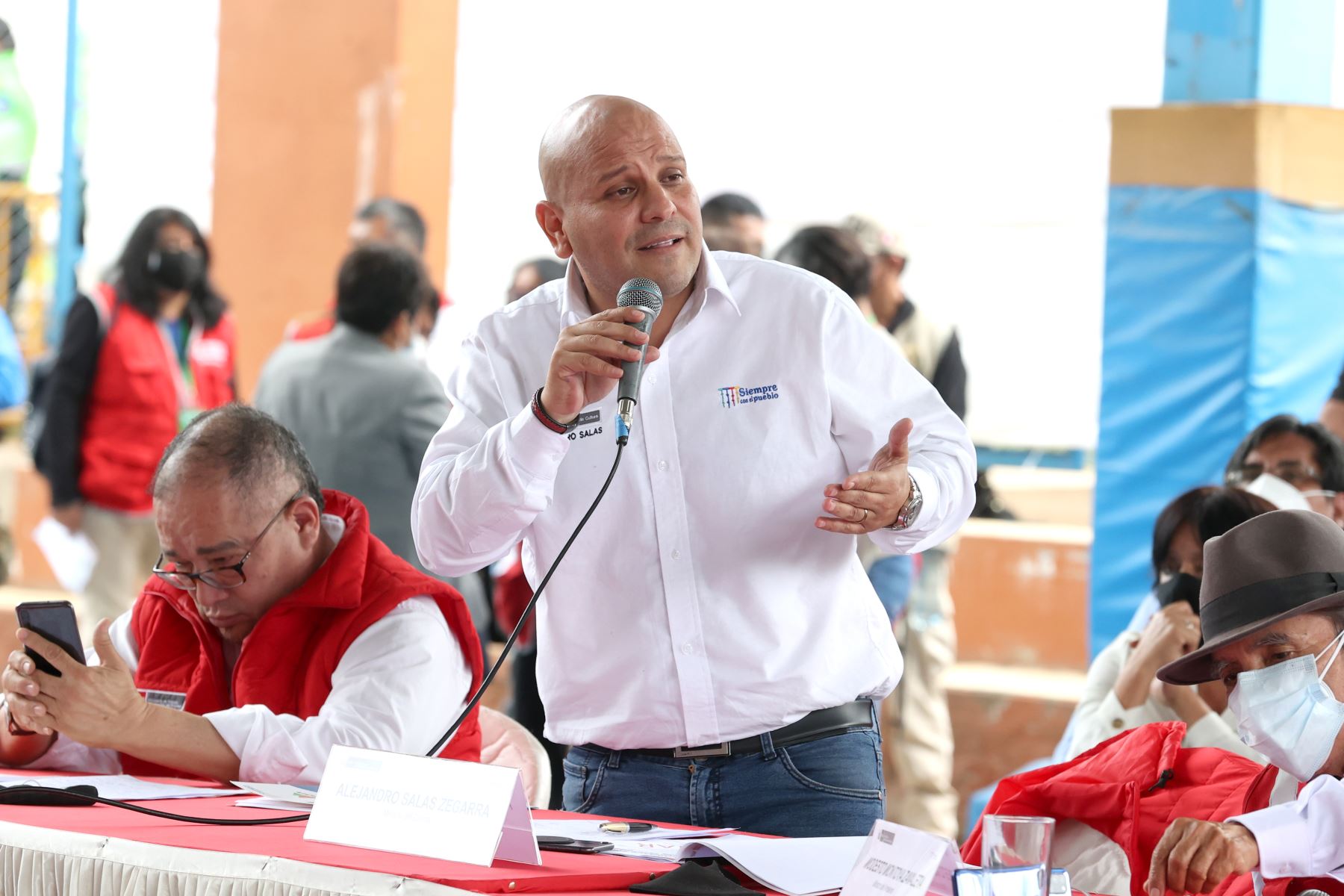 Ministro de Cultura, Alejandro Salas, participó del XI Consejo de Ministros Descentralizado realizado en la ciudad Huánuco.
Foto: ANDINA/Presidencia Perú