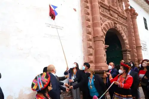 Otorgan escudo azul de la Unesco al antiguo hospital de los Bethlemitas del Cusco. Foto: Cortesía Percy Hurtado