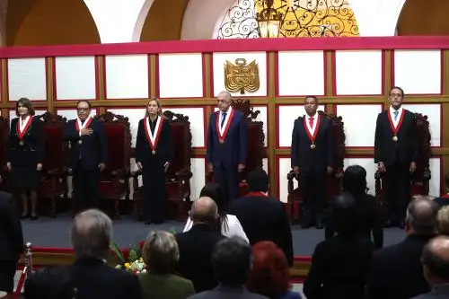 Ceremonia de presentación de los nuevos miembros del TC. ANDINA/Melina Mejía