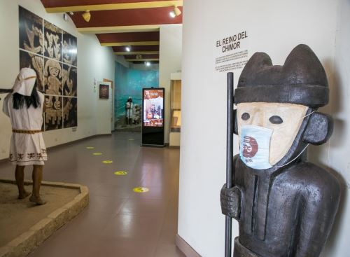 El museo de sitio de Chan Chan es uno de los más importantes de la ciudad de Trujillo. Exhibe los valiosos vestigios recientemente hallados en el complejo arqueológico. Foto: Luis Puell