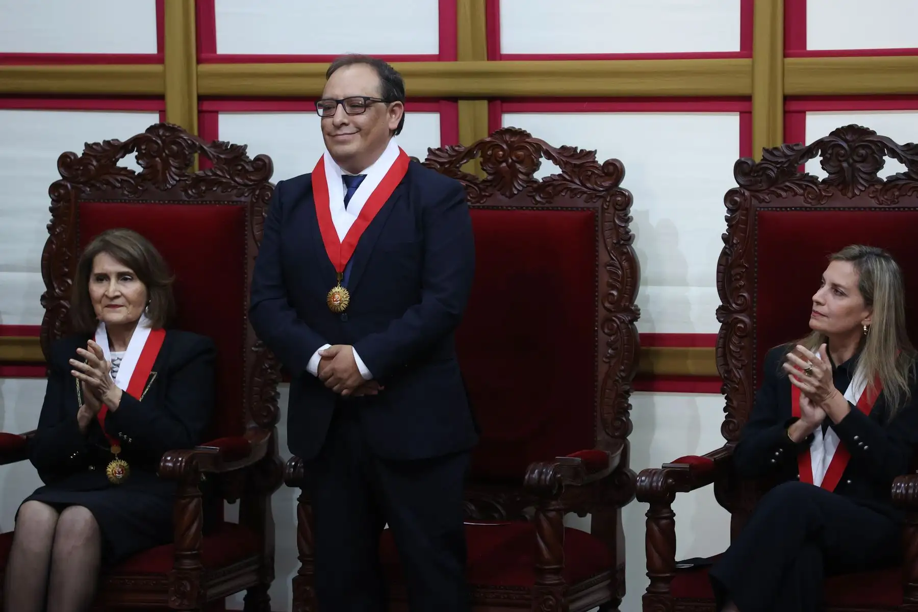 Gustavo Gutiérrez, durante la ceremonia de presentación de los nuevos miembros del TC. Foto: ANDINA/Melina Mejía