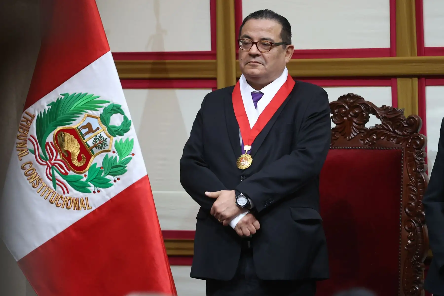 Cesar Augusto Ochoa miembro del TC. Foto: ANDINA/Melina Mejía