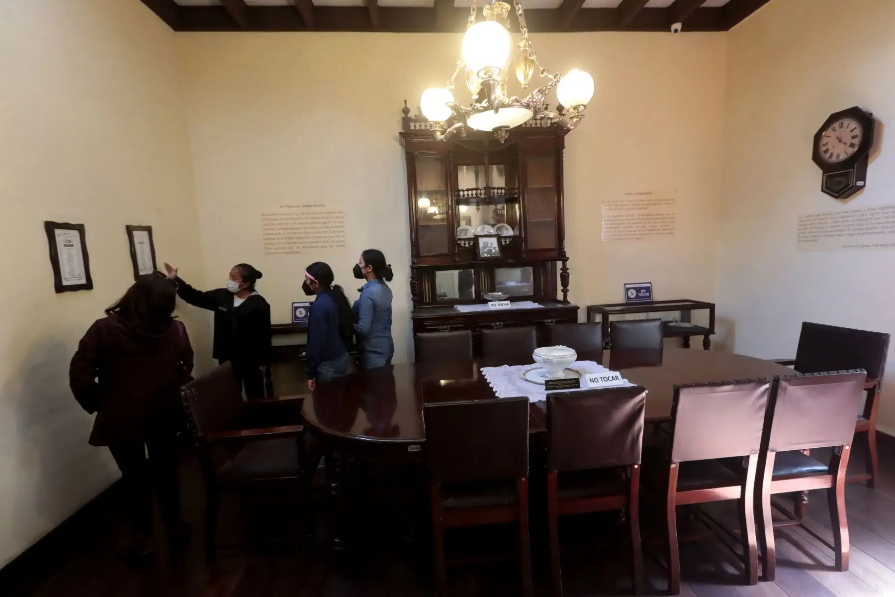 El gran comedor el Museo Naval Casa Grau. Foto: Mindef