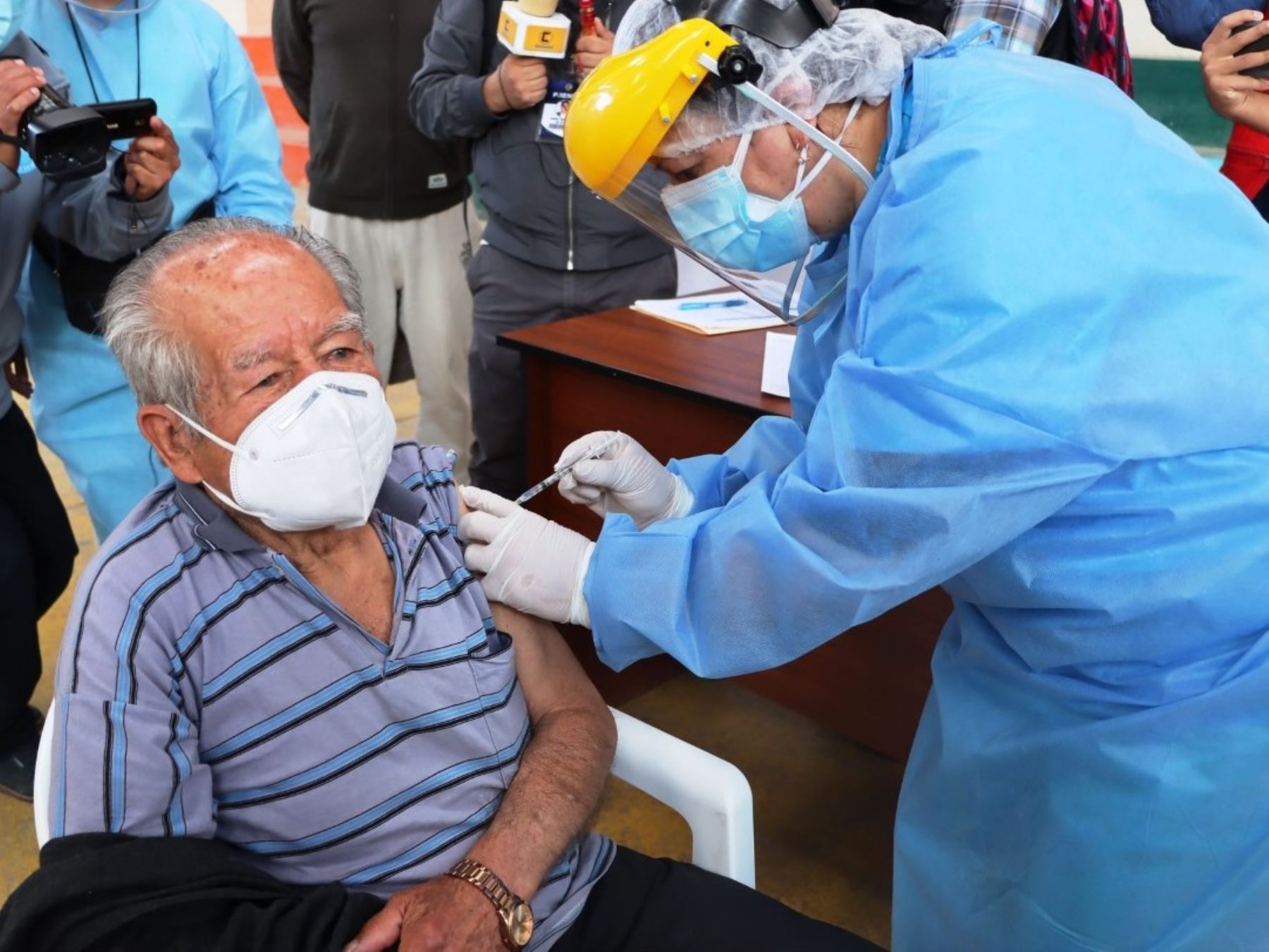 Cajamarca suma más de 3 millones de dosis aplicadas de la vacuna contra el covid-19. Foto: ANDINA/difusión.