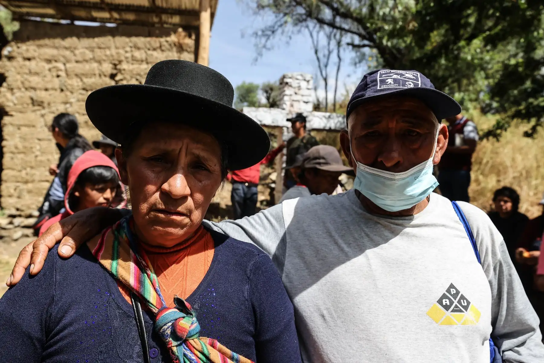 Autoridades locales y familiares llegaron al poblado de Lloqllapampa, en Accomarca, para rendir homenaje a las víctimas de la masacre perpetrada por una patrulla del Ejército, en 1985. Foto: ANDINA/Andrés Valle