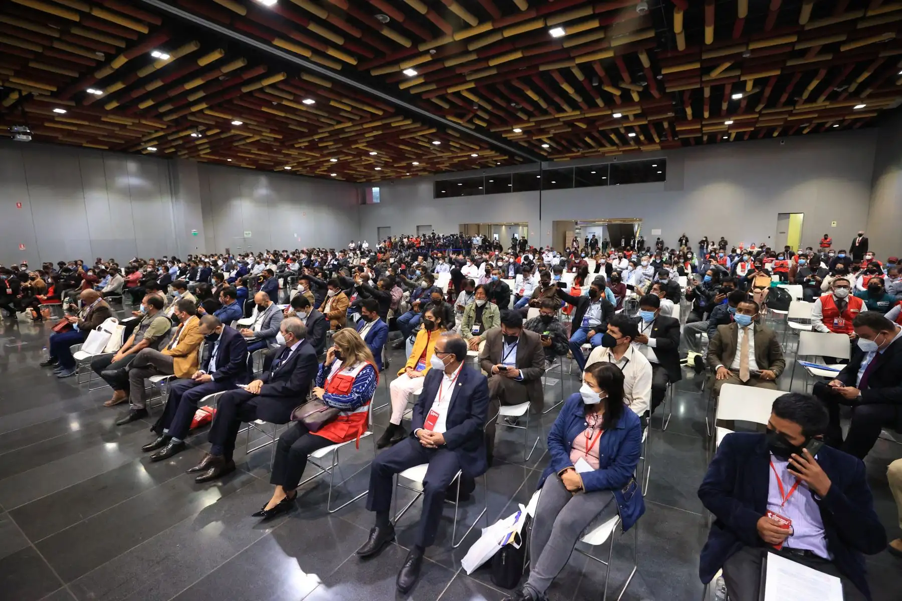 Presidente de la República, Pedro Castillo, participa en el Encuentro Nacional de Alcaldes y Alcaldesas del Perú. Foto: ANDINA/Prensa Presidencia