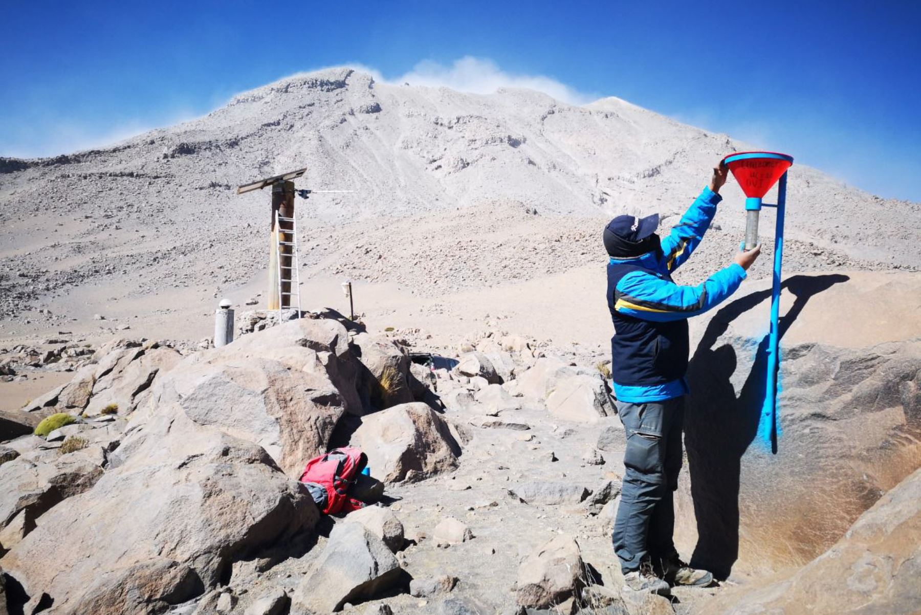 El Observatorio Vulcanológico del Ingemmet estudia y vigila los volcanes activos del sur del Perú. Foto: ANDINA/Ingemmet
