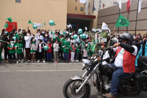 Motociclistas de Lima realizan caravana en apoyo a los niños en la lista de espera por un órgano y tejidos