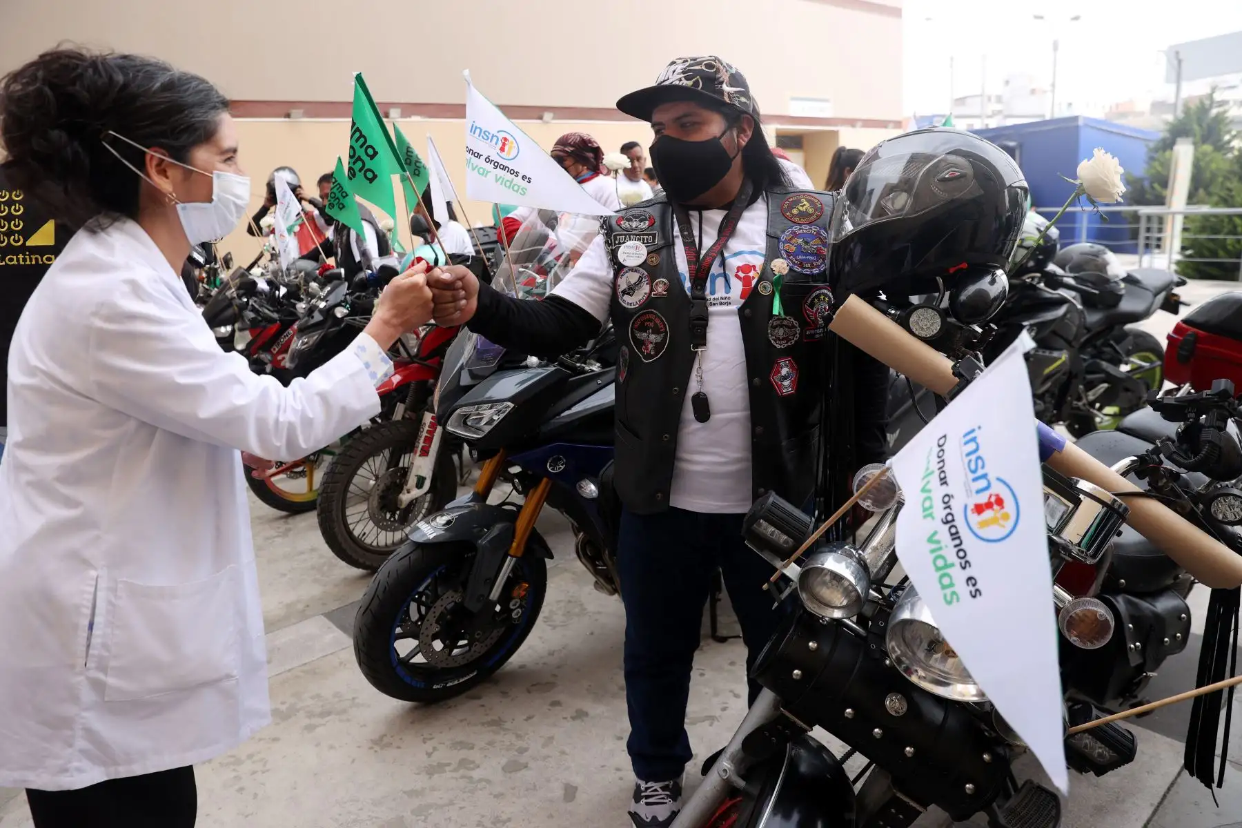 Motociclistas de Lima realizan caravana en apoyo a los niños en la lista de espera por un órgano y tejidos. Foto: ANDINA/Melina Mejía