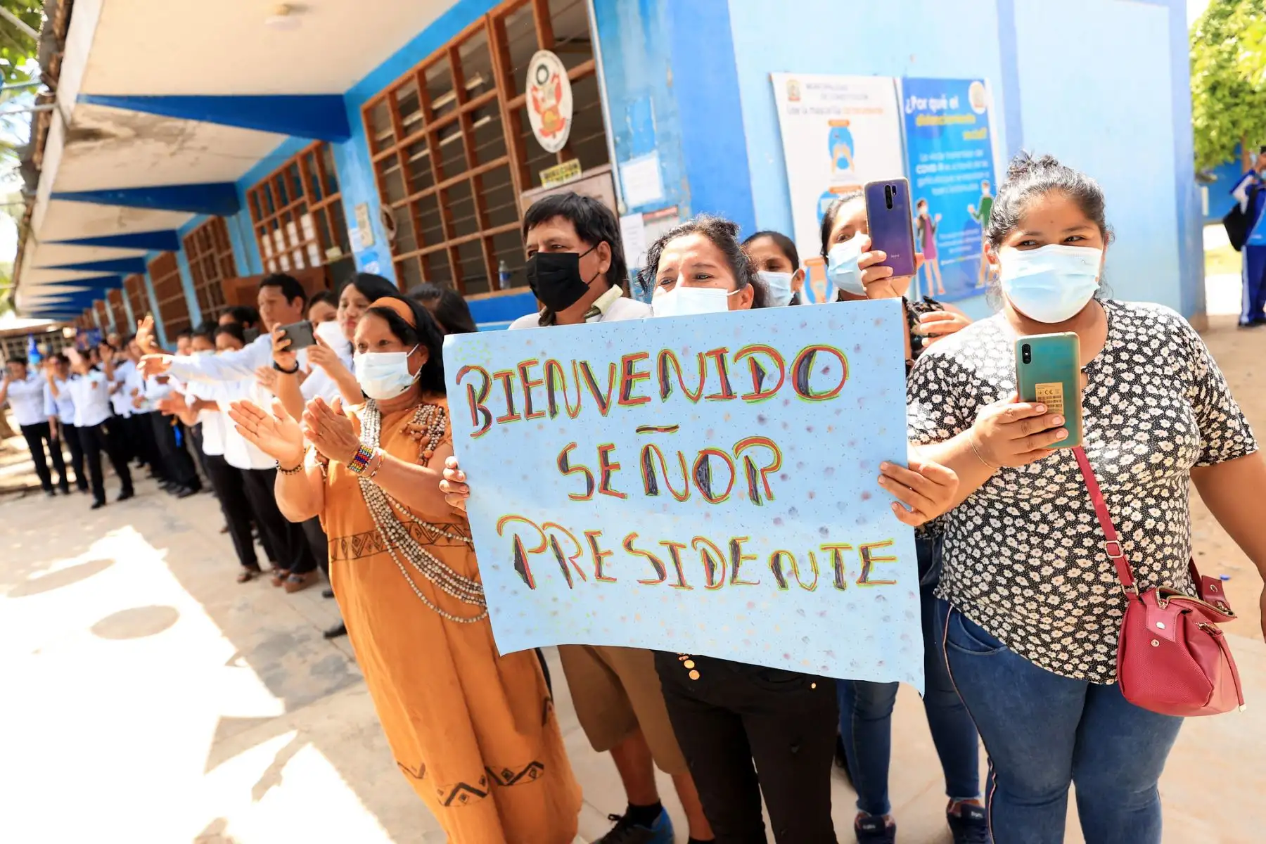 Presidente Pedro Castillo inspecciona la institución educativa integrada "Los Libertadores" en Pasco.
Foto: ANDINA/Prensa Presidencia