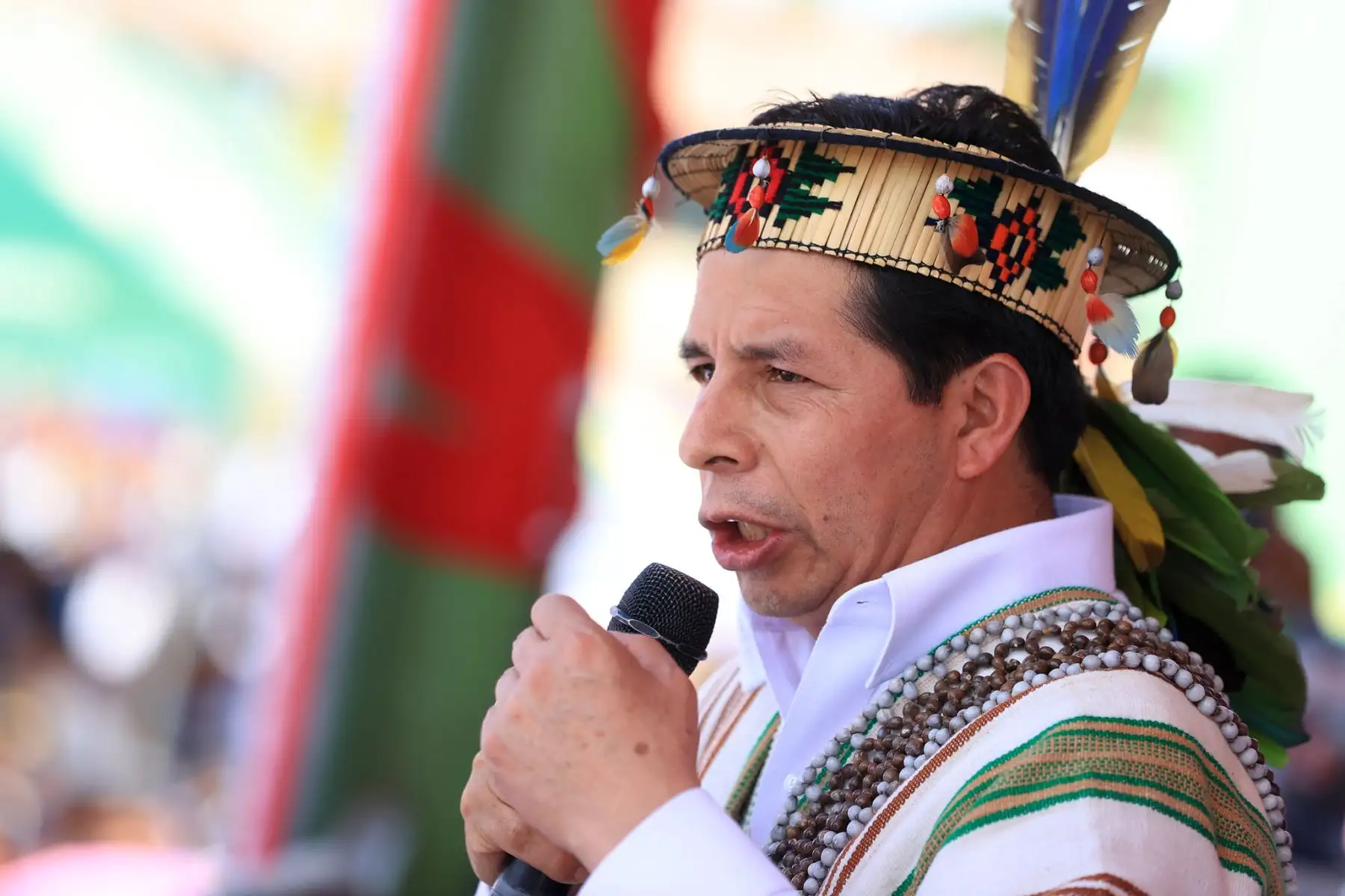 Presidente Pedro Castillo sostiene encuentro con la población del distrito de Constitución en la región Pasco.
Foto: ANDINA/Prensa Presidencia