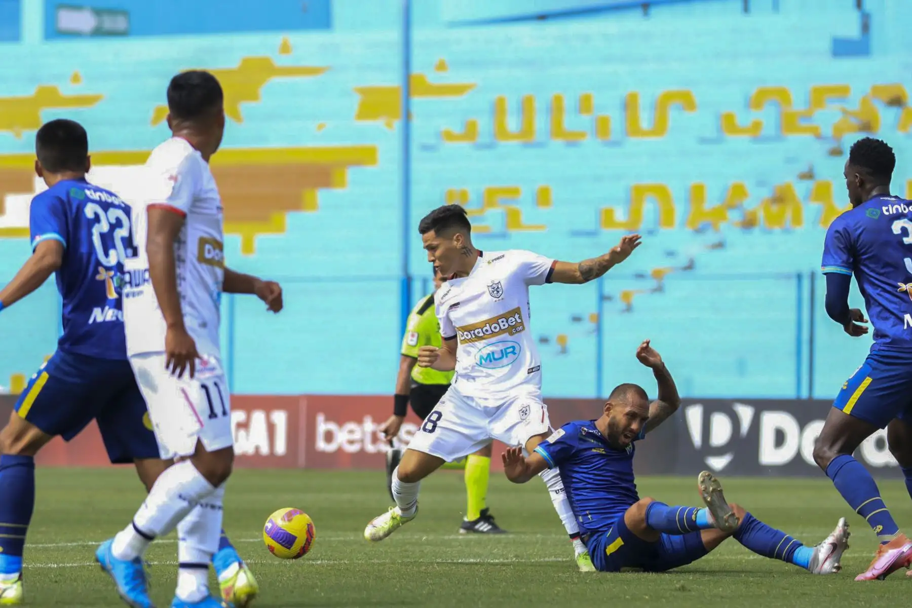 San Martín venció 3-1 a Carlos Stein en el duelo correspondiente a la Jornada 15 del Torneo Apertura 2022 de la Liga 1 en el Estadio Alberto Gallardo en el Cercado de Lima. Foto: Difusión