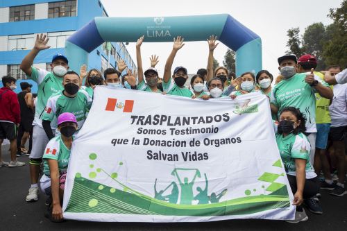 Más de 500 vecinos participaron en la carrera Lima Corre 6k por la donación de órganos