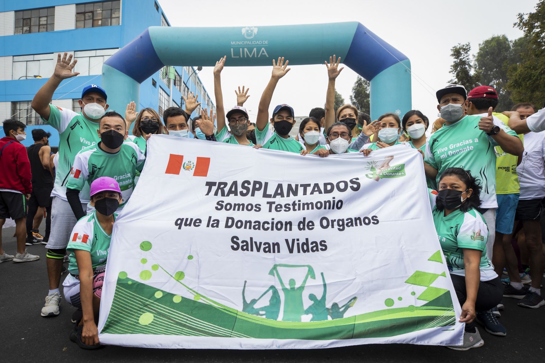 En el marco del Día Nacional del Donante de Órganos y Tejidos, la Municipalidad de Lima organizó, en alianza con el Ministerio de Salud (Minsa), una nueva edición de la carrera Lima Corre 6K, competencia presencial que contó con una importante participación de más de 500 vecinos de toda la ciudad. Foto: MuniLima