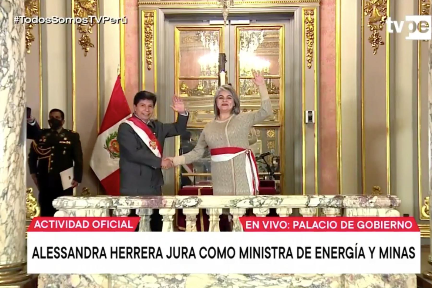 Alessandra Herrera Jara jura como ministra en la cartera de Energía y Minas