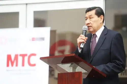 Ministro de Transportes y Comunicaciones, Juan Mauro Barranzuela Quiroga. Cortesía MTC