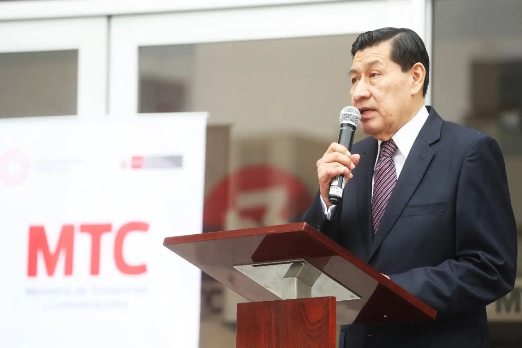 Ministro de Transportes y Comunicaciones, Juan Mauro Barranzuela Quiroga. Cortesía MTC