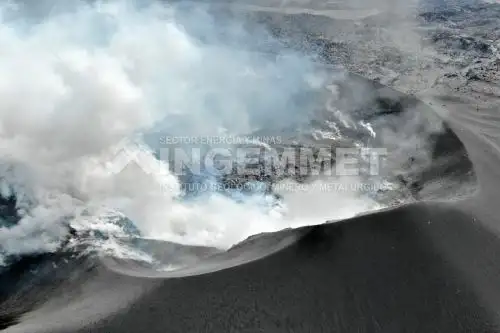 Los investigadores han nombraron “Pichqa” a este nuevo domo de lava, que significa cinco en quechua. Foto: Ingemmet
