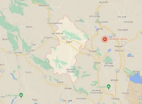 COEN descarta daños a la vida y salud por sismo de magnitud 6.9 reportado en Puno. Ilustración: Google Maps.
