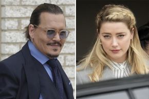 Depp y Heard pasaron varios días en el estrado en el juicio televisado, que todos los días atrajo a cientos de fans del actor. Foto: Composición con fotos de AFP