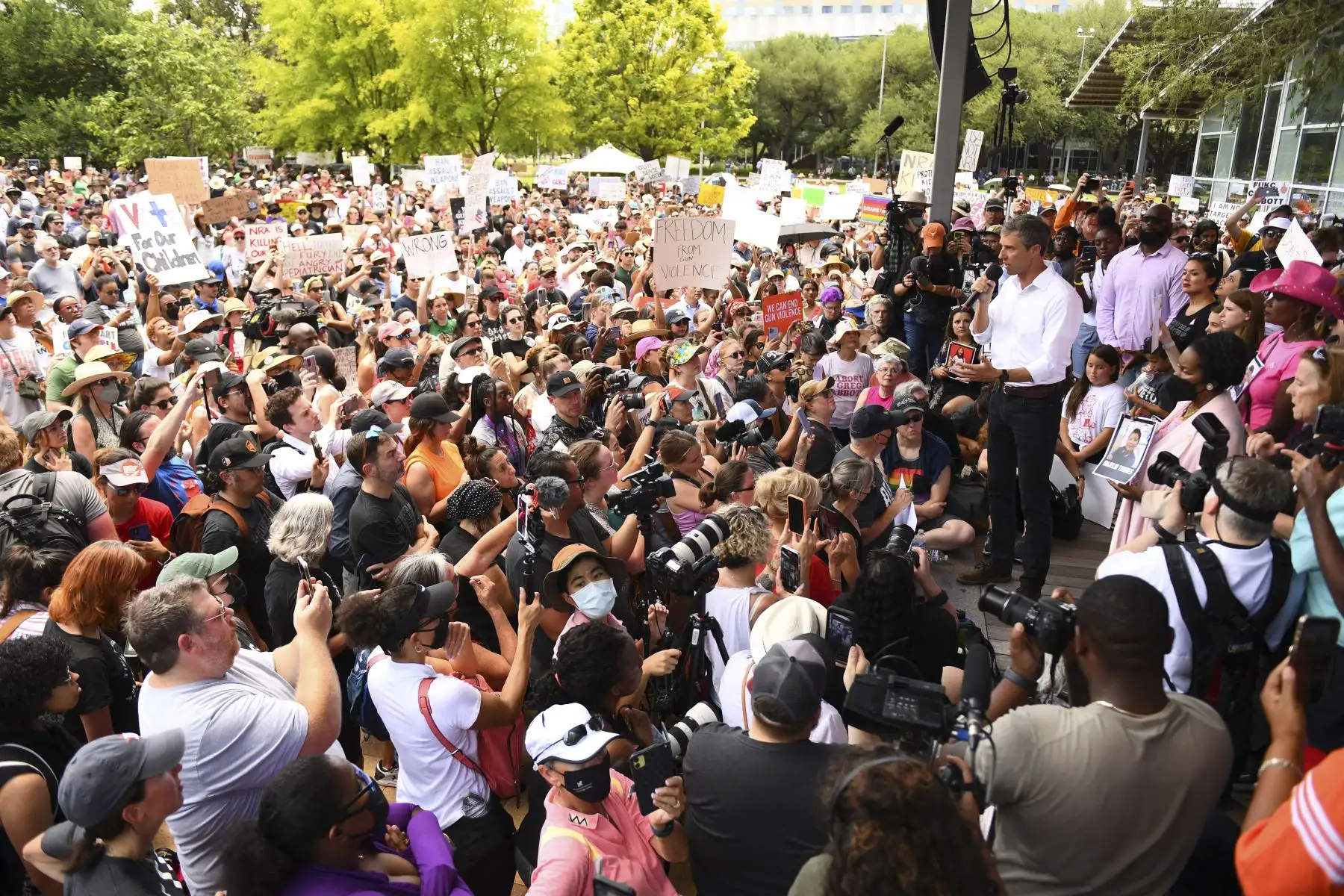 El candidato a gobernador demócrata de Texas, Beto O