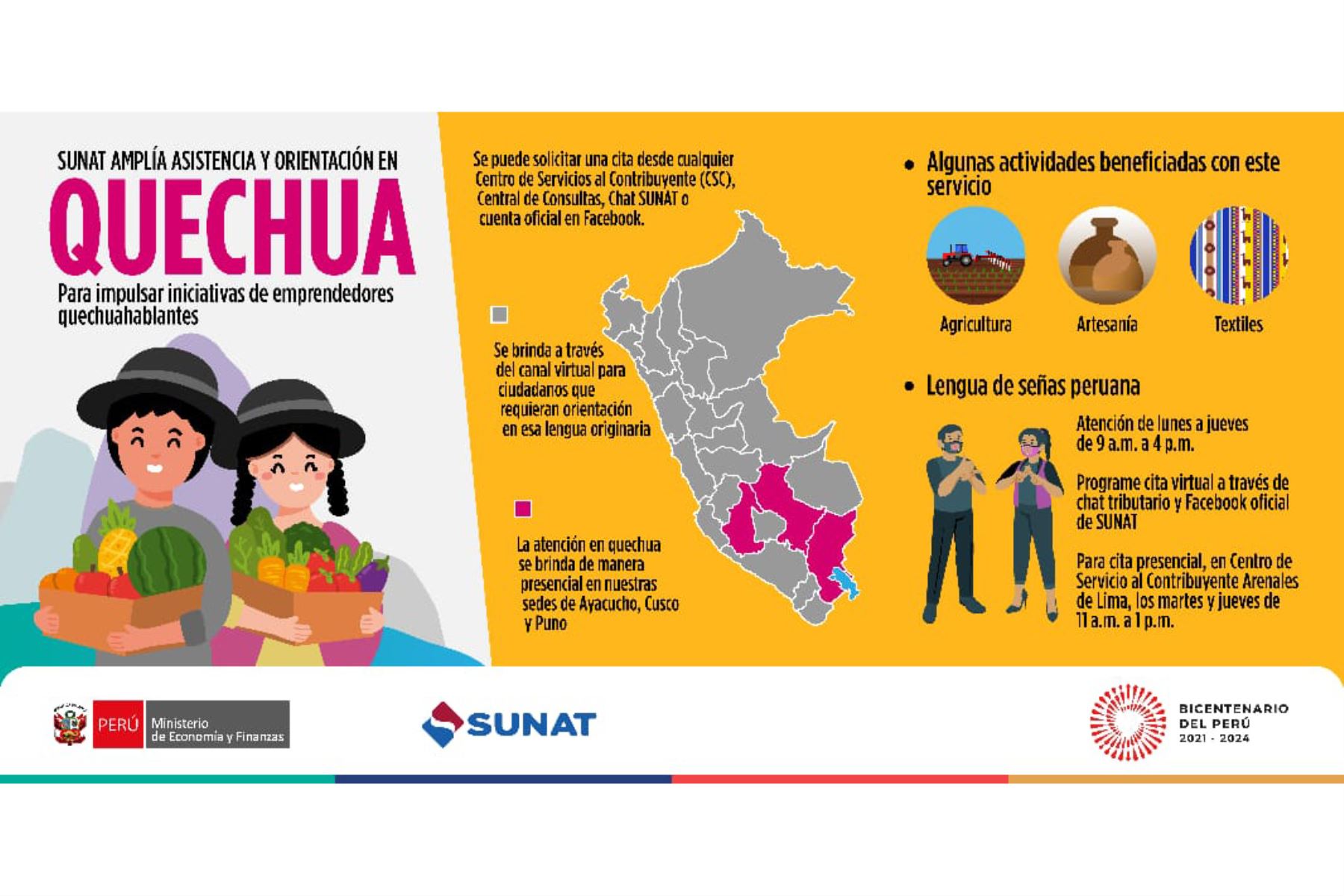 Según el Censo de Población del 2017, en Perú hay más de 2 millones y medio de personas, de entre 15 y 64 años, que tienen el quechua como lengua materna. Foto: Difusión.