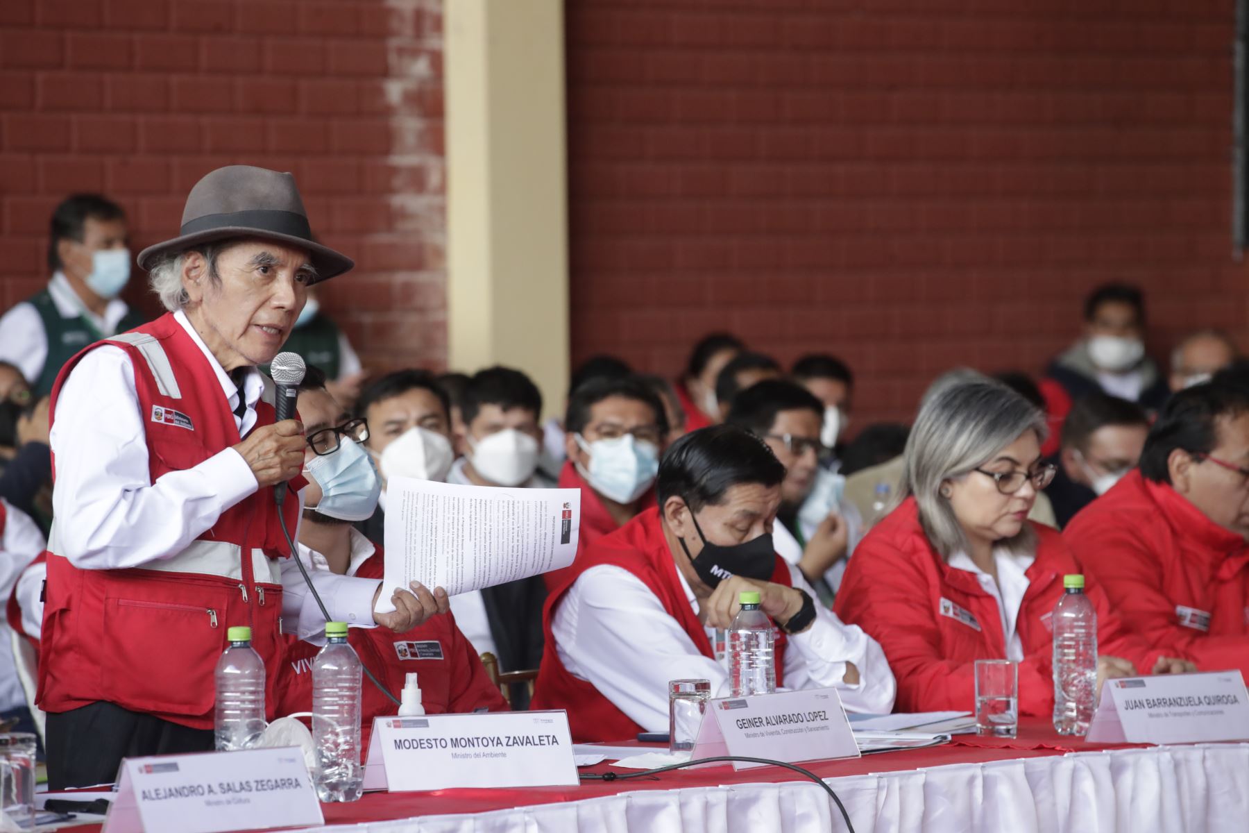 Ministro de Ambiente, Modesto Montoya, participó del XIII Consejo de Ministros Descentralizado en Amazonas.
Foto: ANDINA/ Presidencia Perú