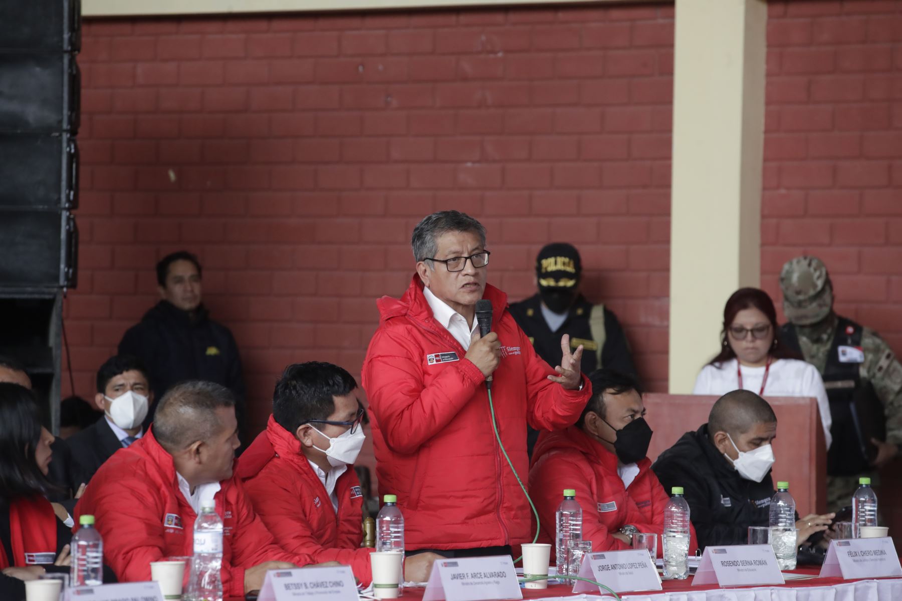 Ministro de Educación, Rosendo Serna, participó del XIII Consejo de Ministros Descentralizado en Amazonas.
Foto: ANDINA/ Presidencia Perú