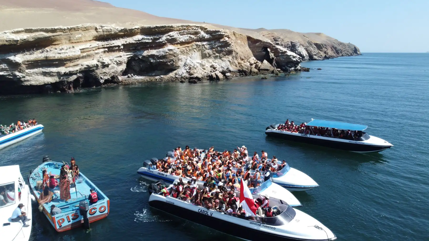Así se desarrolló la XV escenificación del Yakumama 2022 en Paracas, la ofrenda y canto al mar sagrado de Paracas recordando la fiesta que antiguamente realizaban nuestros antepasados incas en la cual se adoraba al Sol, la Tierra, la Luna y el mar. Foto: ANDINA/Eddy Ramos