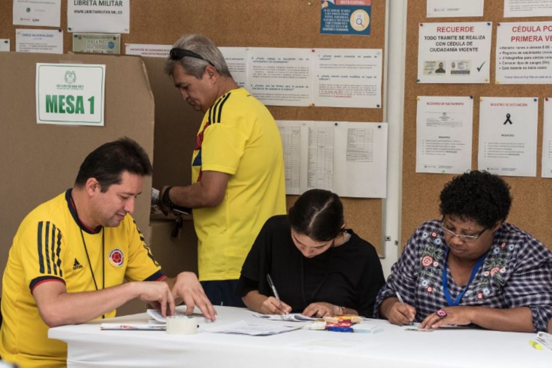 Elecciones en Colombia. Foto: AFP