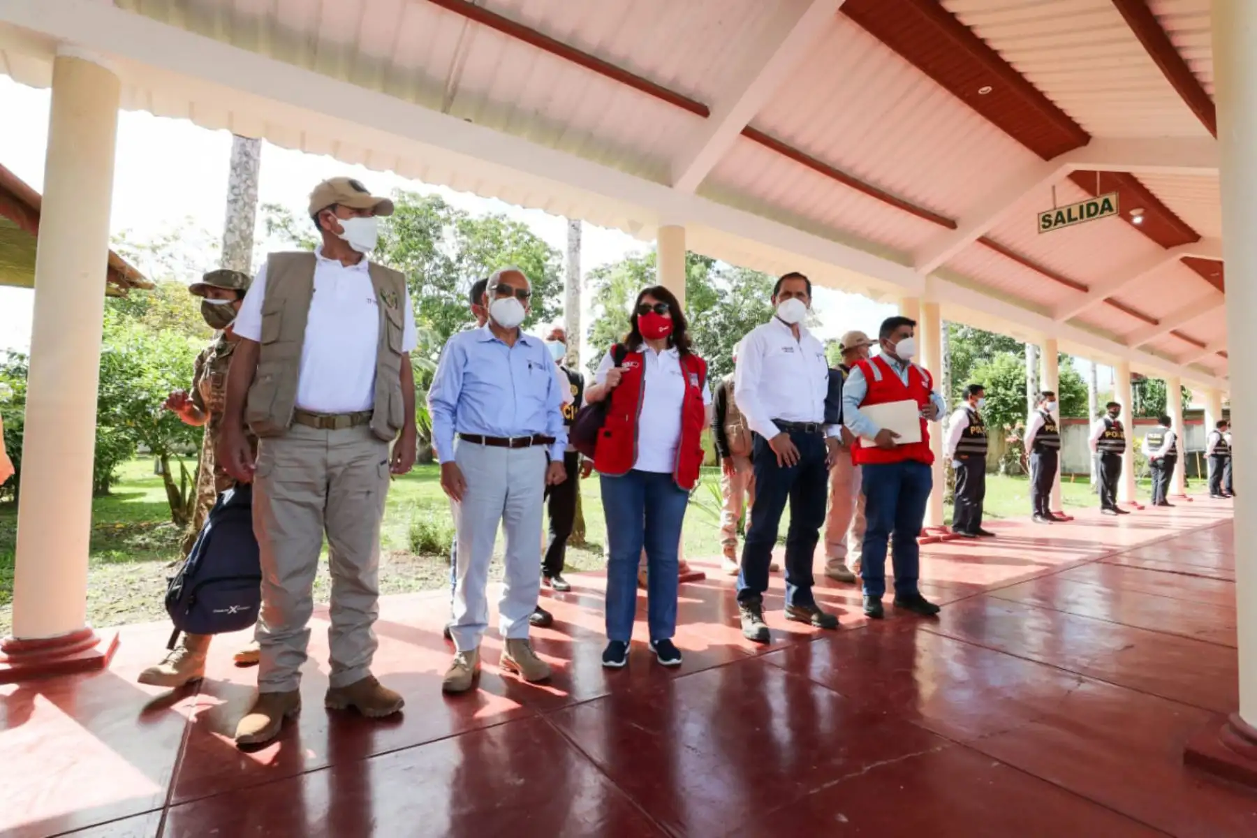 Llegada del premier Aníbal Torres, junto a los ministros de Estado a la región Loreto, donde se desarrollará el XIV Consejo de Ministros Descentralizado en el distrito de San Juan Bautista