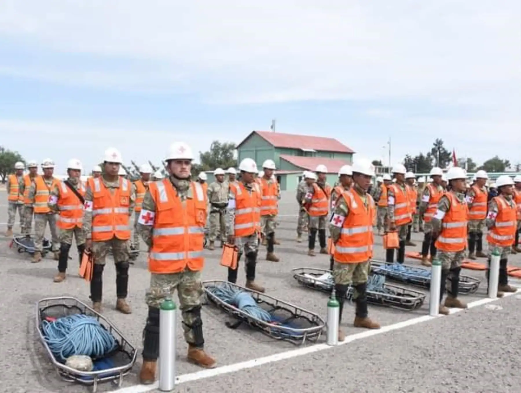 Más de 1,500 soldados de la Tercera División de Ejército, acantonada en Arequipa participarán mañana del Simulacro Nacional Multipeligro. Foto: ANDINA/difusión.