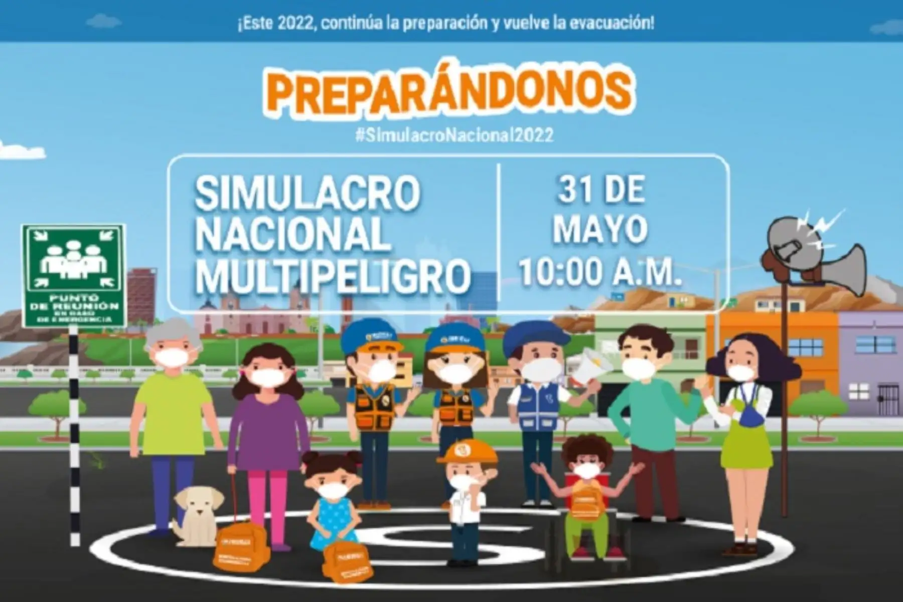 Los simulacros buscan consolidar las acciones de preparación y respuesta que cada persona.